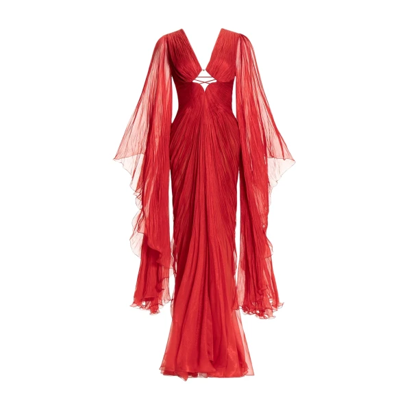 Maria Lucia Hohan Greta Gown in Salsa