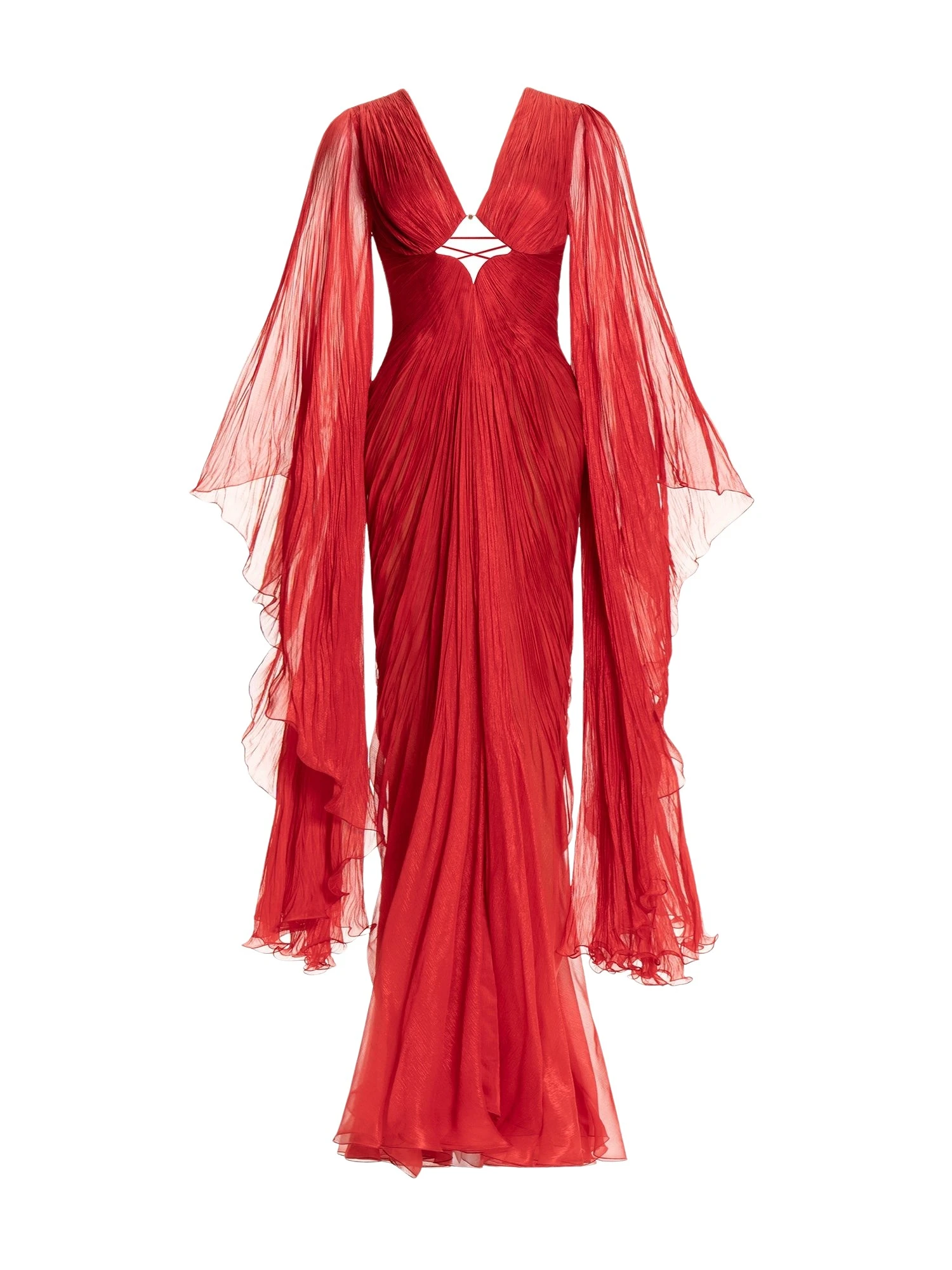 Maria Lucia Hohan Greta Gown in Salsa