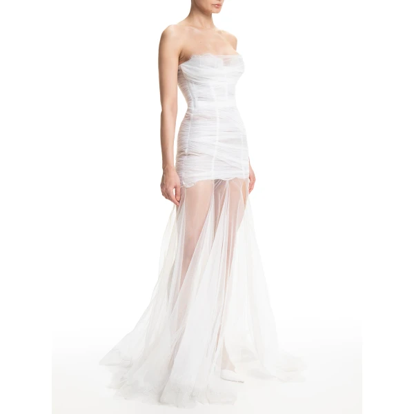 Maria Lucia Hohan Himari Gown in Moonbeam, view 4