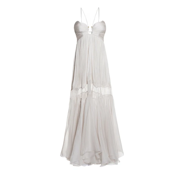 Maria Lucia Hohan Jara Gown in Moonbeam, view 2