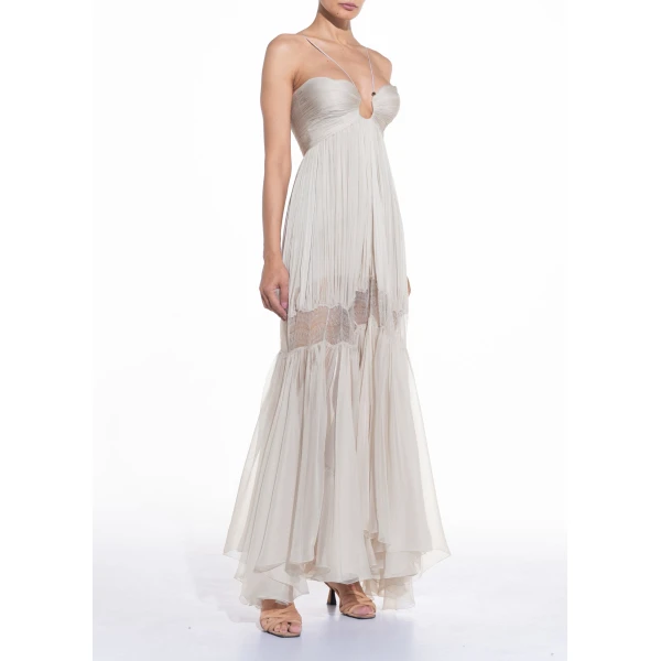 Maria Lucia Hohan Jara Gown in Moonbeam, view 4