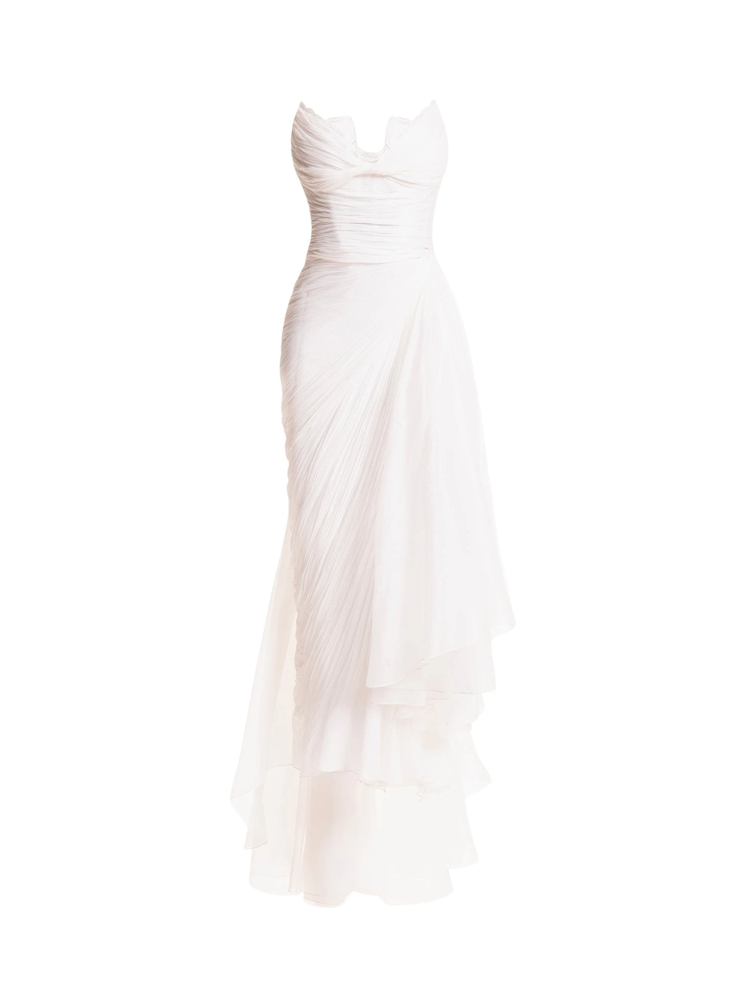 Maria Lucia Hohan Jolie Gown in Pearl White
