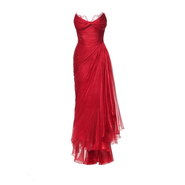 Maria Lucia Hohan Jolie Gown in Salsa, view 2