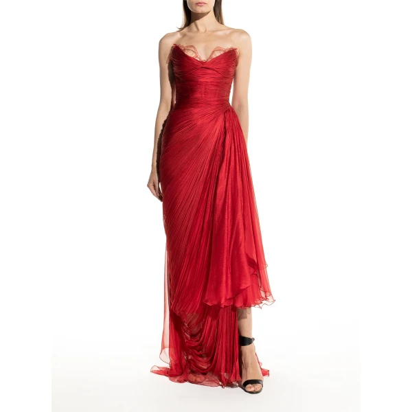Maria Lucia Hohan Jolie Gown in Salsa, view 2