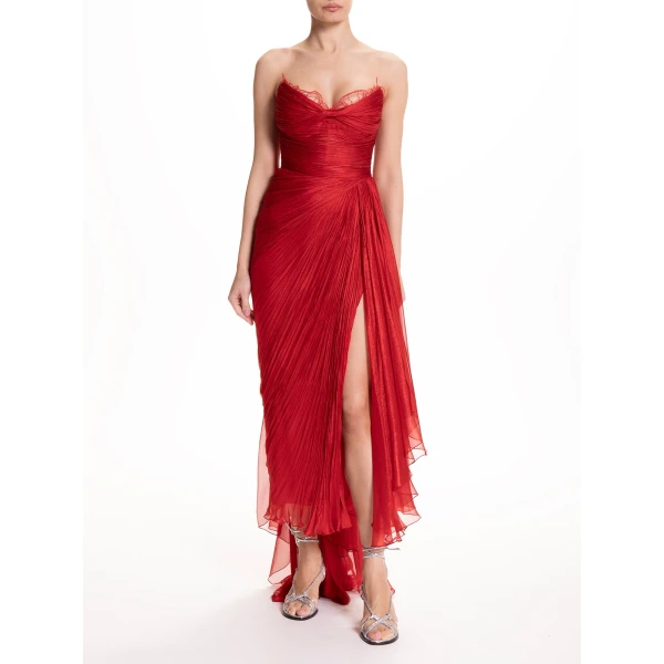 Maria Lucia Hohan Jolie Gown in Salsa, view 3