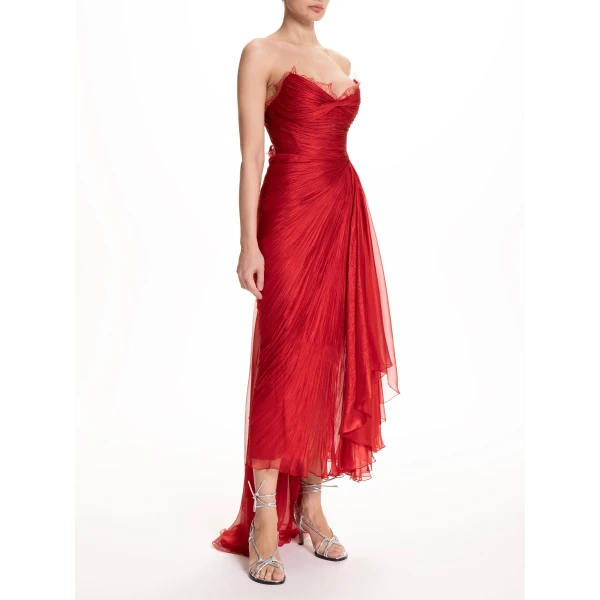 Maria Lucia Hohan Jolie Gown in Salsa, view 4