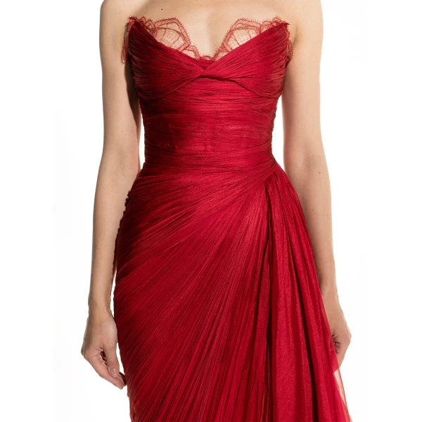 Maria Lucia Hohan Jolie Gown in Salsa, view 4