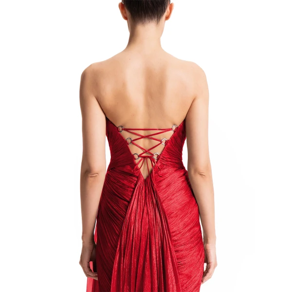 Maria Lucia Hohan Jolie Gown in Salsa, view 5