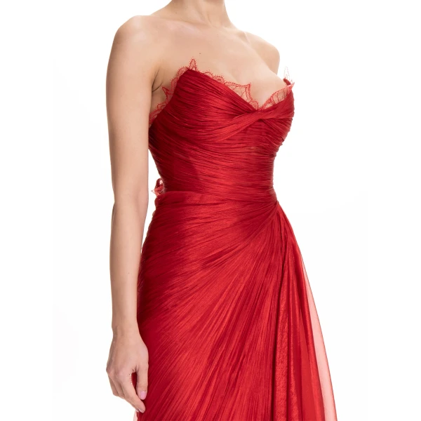 Maria Lucia Hohan Jolie Gown in Salsa, view 6