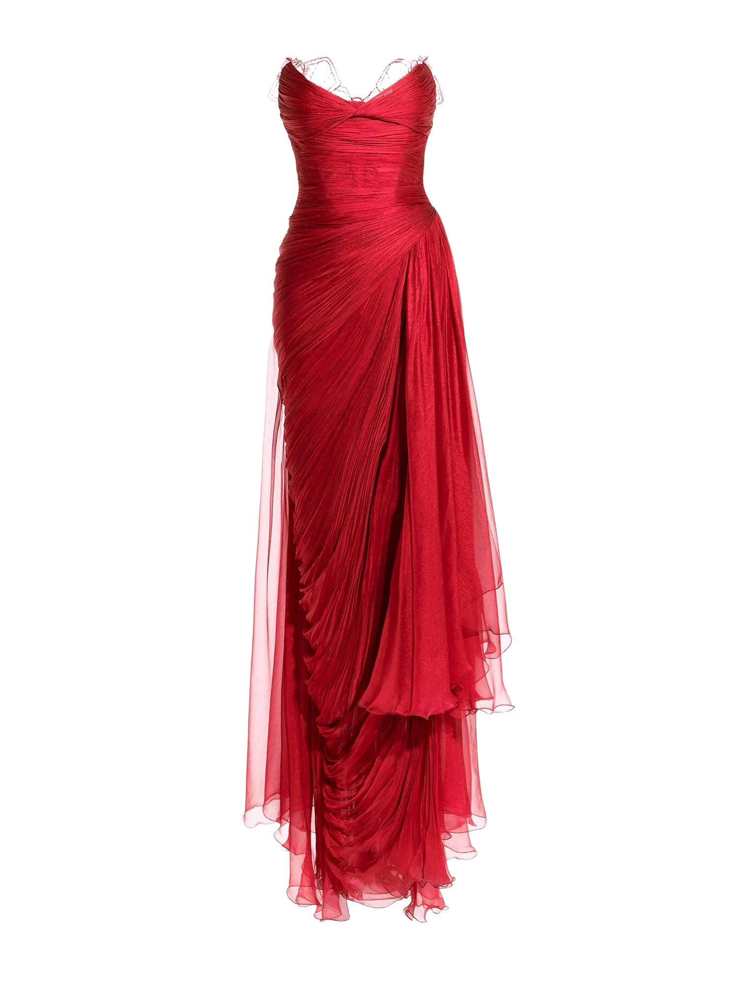 Maria-Lucia-Hohan-Jolie-Gown-in-Salsa11660_nobg Maria Lucia Hohan Jolie Gown in Salsa