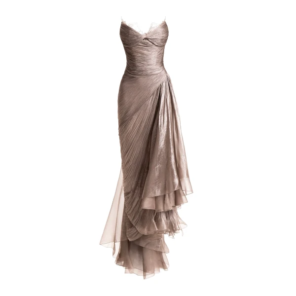 Maria Lucia Hohan Jolie Gown in Woodsmoke
