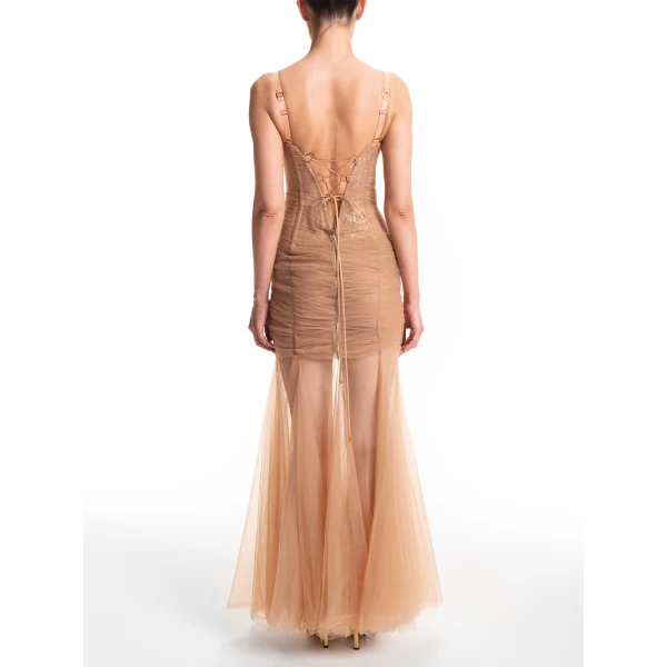 Maria Lucia Hohan Juanita Gown in Caramel, view 5