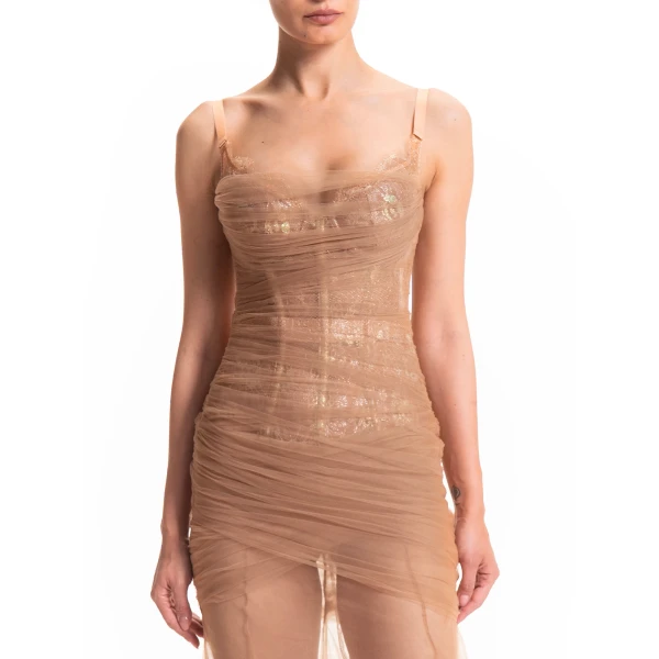 Maria Lucia Hohan Juanita Gown in Caramel, view 6