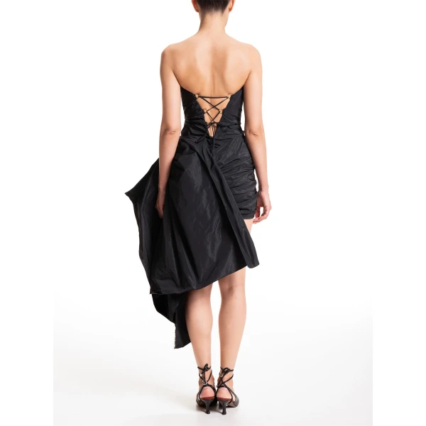Maria Lucia Hohan Karime Gown in Black, view 4