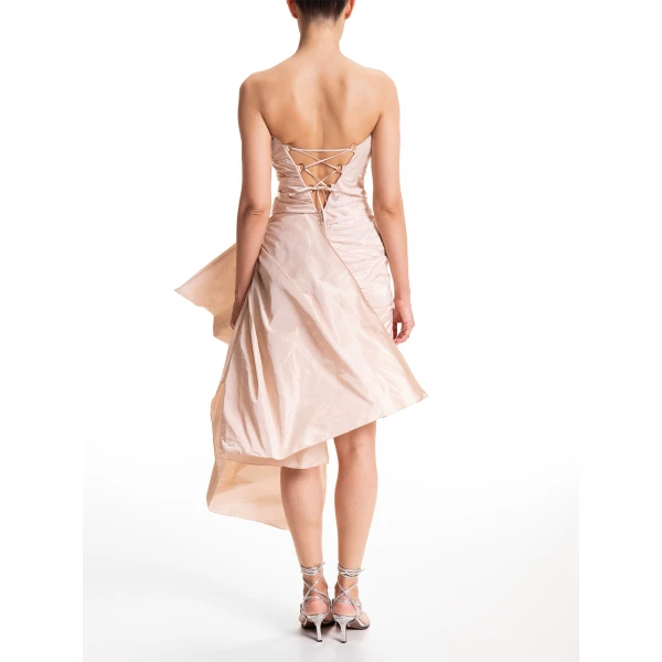 Maria Lucia Hohan Karime Gown in Nude, view 4