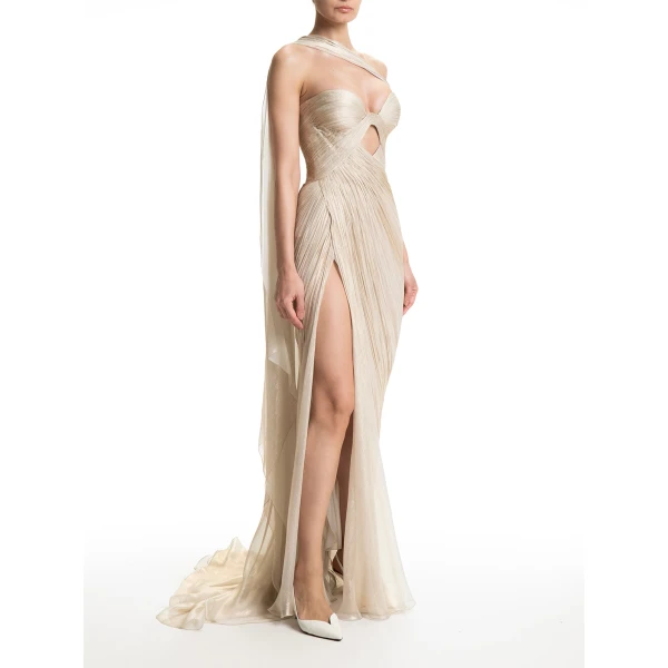 Maria Lucia Hohan Kasumi Gown in Opal, view 3