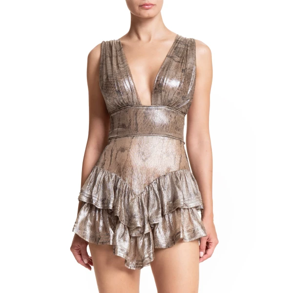 Maria Lucia Hohan Latonya Mini Dress in Nomad, view 5