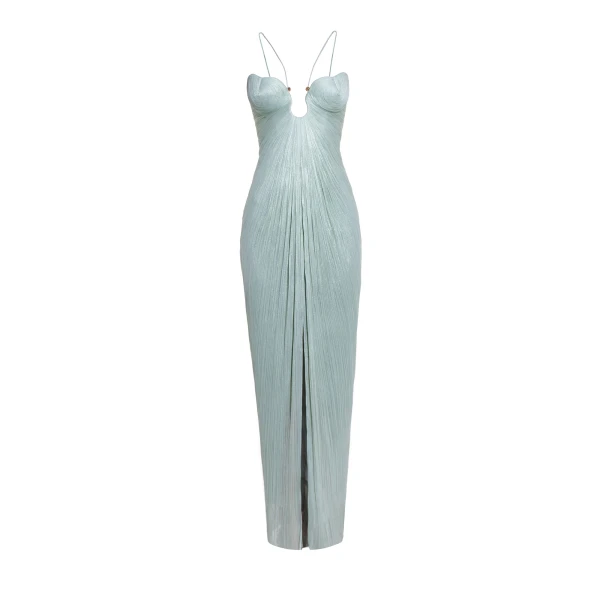 Maria Lucia Hohan Lissandra Gown in Aqua, view 2