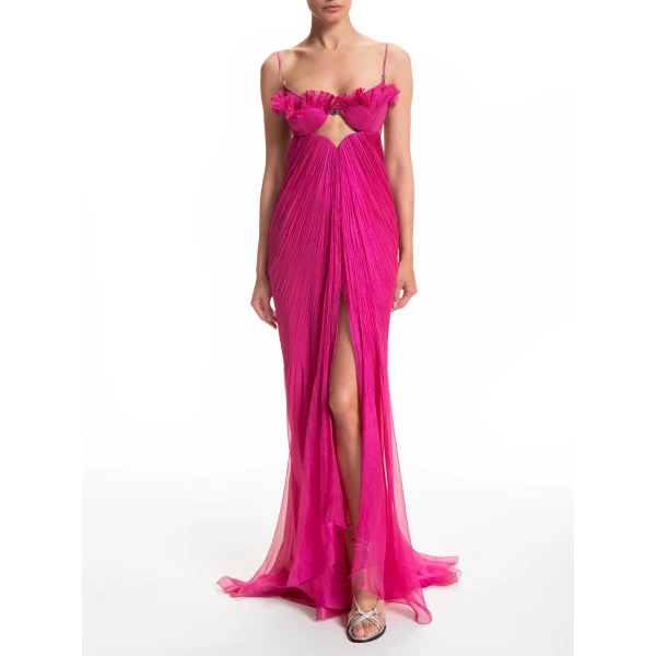 Maria Lucia Hohan Lupita Gown in Begonia, view 2