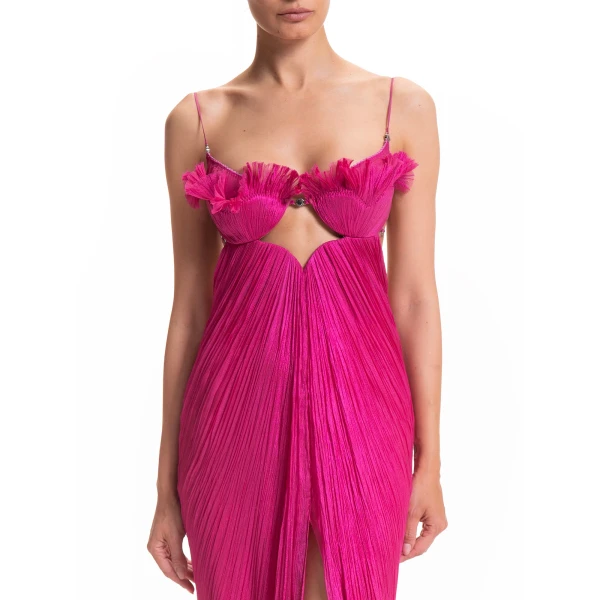 Maria Lucia Hohan Lupita Gown in Begonia, view 5