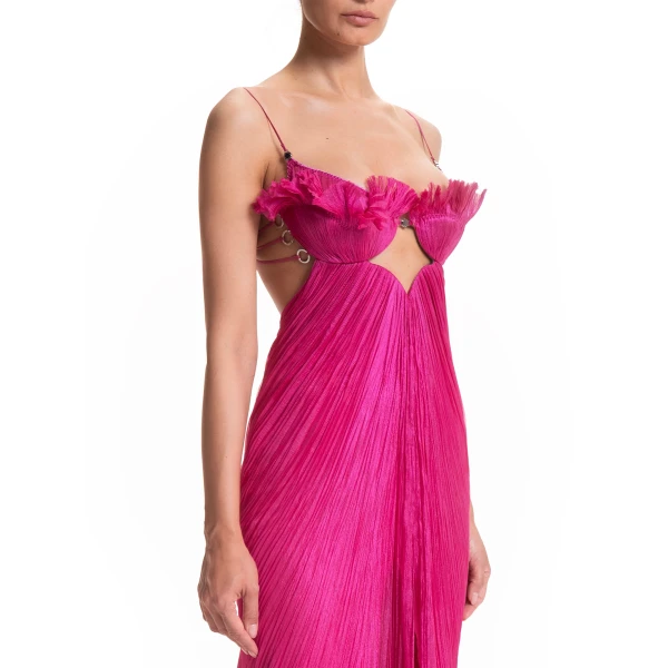 Maria Lucia Hohan Lupita Gown in Begonia, view 6