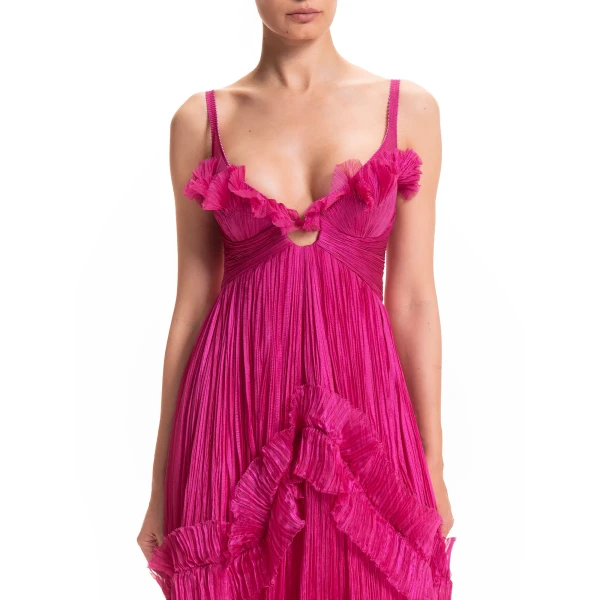 Maria Lucia Hohan Matea Gown in Begonia, view 5