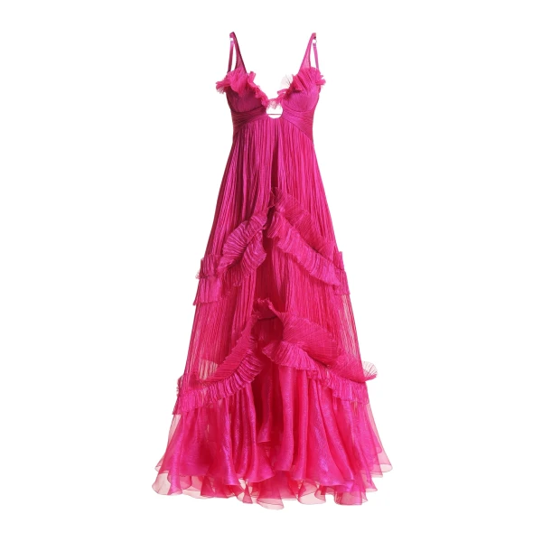Maria Lucia Hohan Matea Gown in Begonia