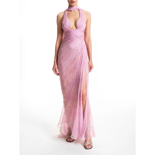 Maria Lucia Hohan Milagros Gown in Cyclamino, view 4
