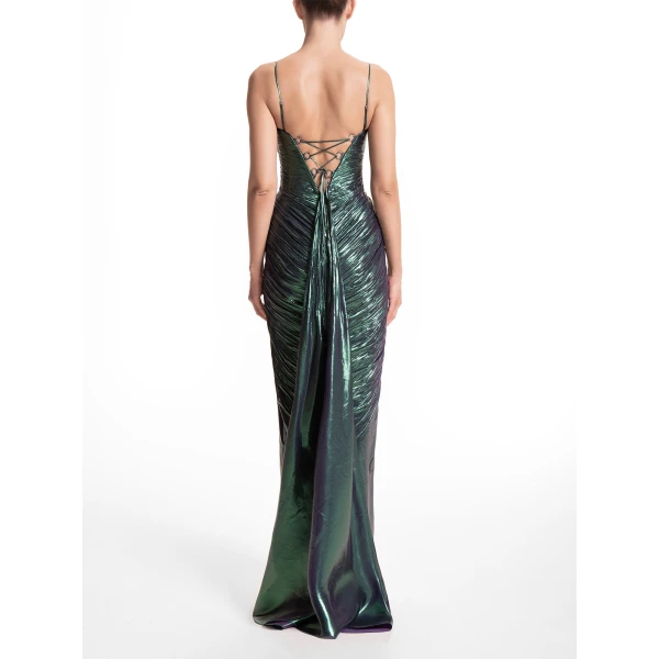 Maria Lucia Hohan Mirren Gown in Atlantis, view 4