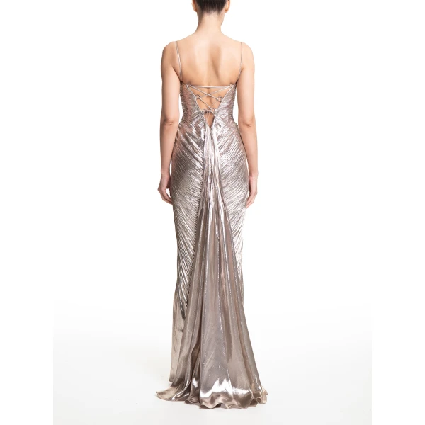 Maria Lucia Hohan Mirren Gown in Golden Hour, view 4