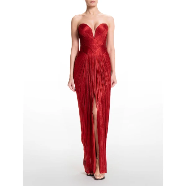 Maria Lucia Hohan Noor Gown in Salsa, view 3