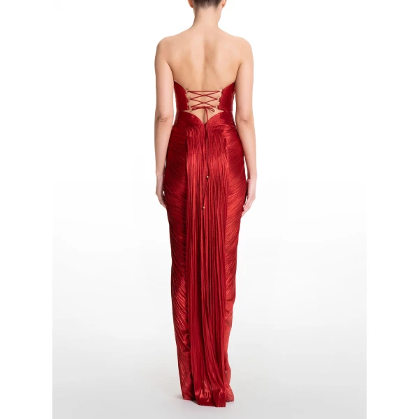 Maria Lucia Hohan Noor Gown in Salsa, view 5