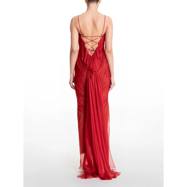 Maria Lucia Hohan Pia Gown in Salsa, view 4