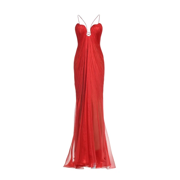 Maria Lucia Hohan Pia Gown in Salsa