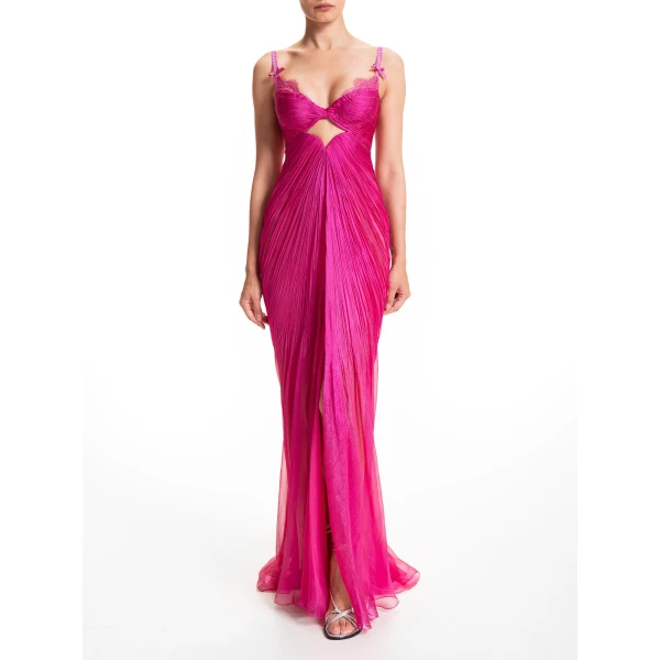 Maria Lucia Hohan Quiana Gown in Begonia, view 2
