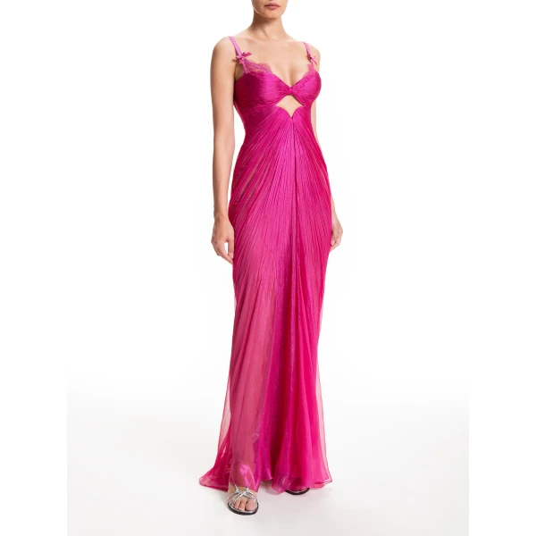 Maria Lucia Hohan Quiana Gown in Begonia, view 3