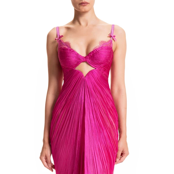 Maria Lucia Hohan Quiana Gown in Begonia, view 5