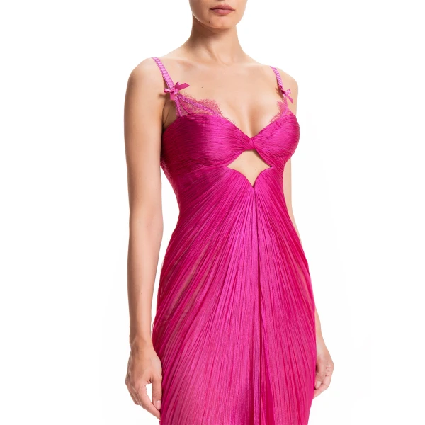 Maria Lucia Hohan Quiana Gown in Begonia, view 6