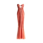 Maria Lucia Hohan Rachel Gown in Blood Orange