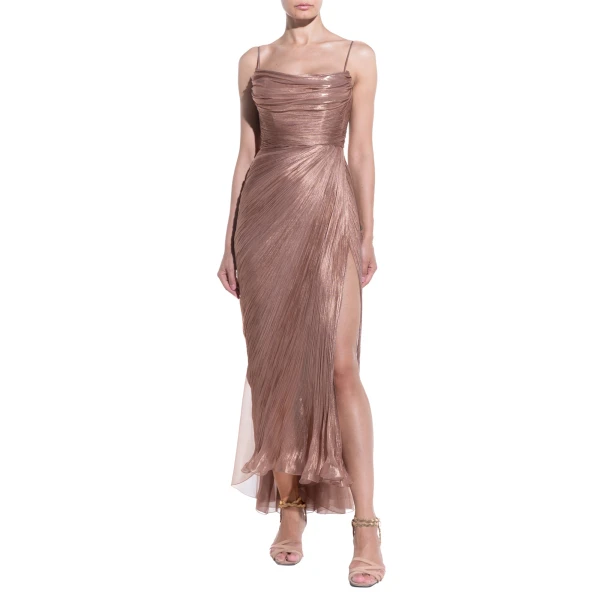 Maria Lucia Hohan Regina Gown in Creme Brulee, view 3