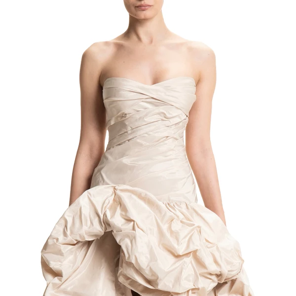Maria Lucia Hohan Risa Mini Dress in Nude, view 6