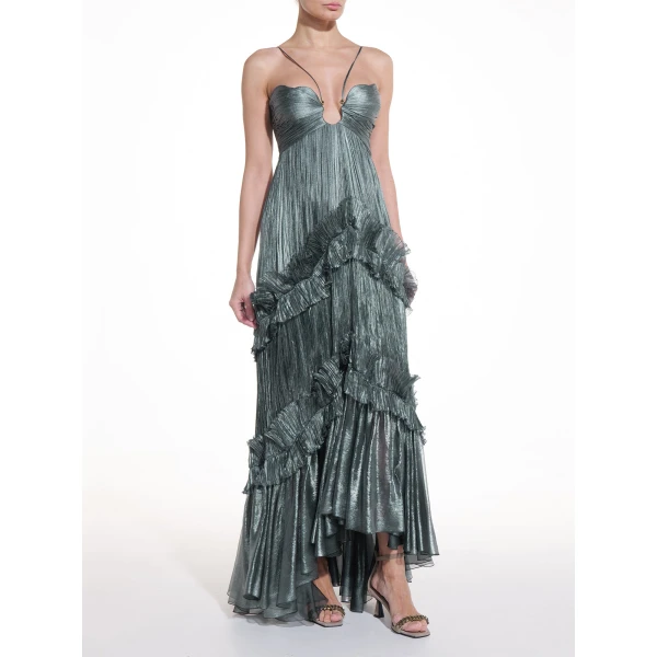 Maria Lucia Hohan Roxene Gown in Bosco, view 4