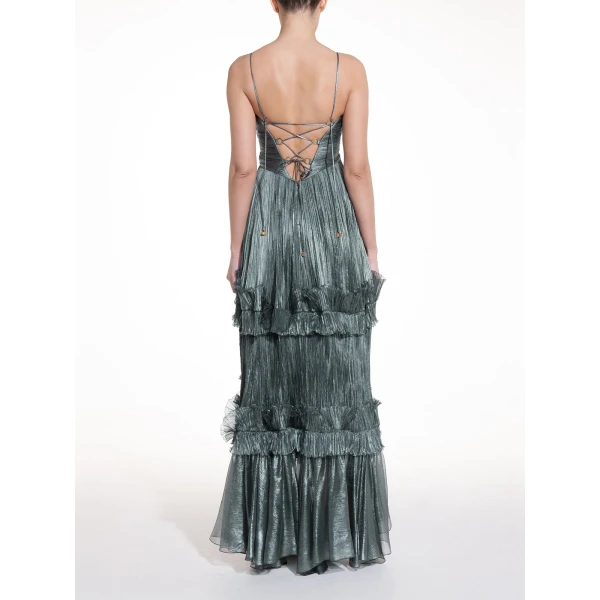 Maria Lucia Hohan Roxene Gown in Bosco, view 5