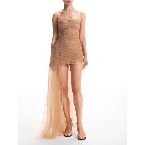 Maria Lucia Hohan Salome Gown in Caramel, view 2