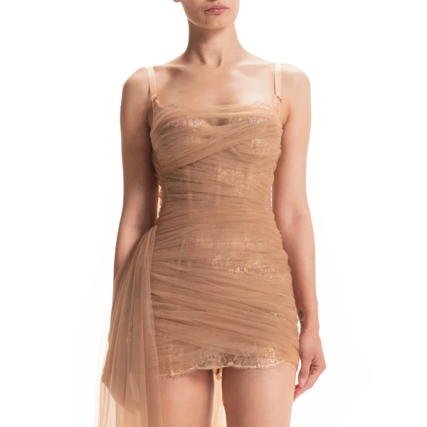 Maria Lucia Hohan Salome Gown in Caramel, view 6