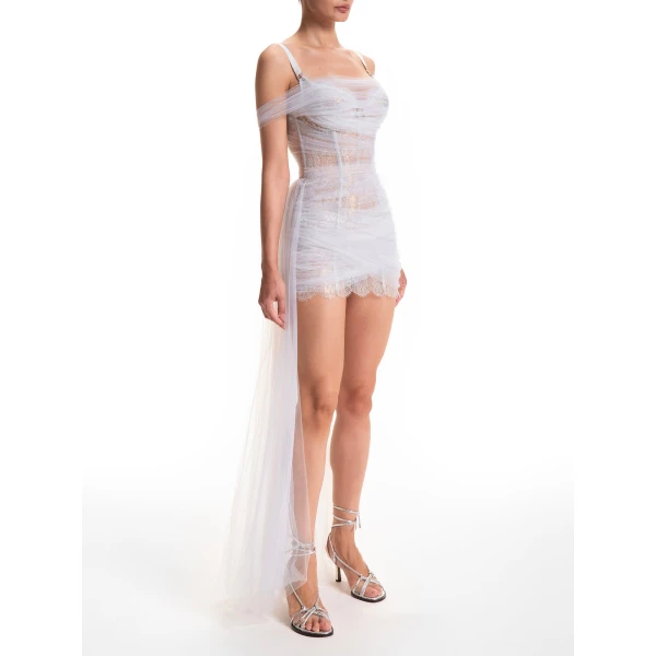 Maria Lucia Hohan Salome Gown in Misty, view 4