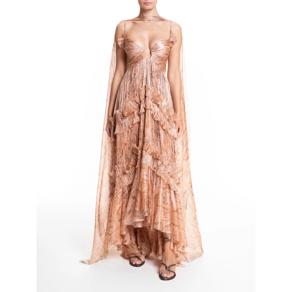 Maria Lucia Hohan Samra Gown in Savana, view 5