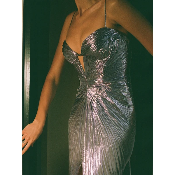 Maria Lucia Hohan Sara Gown in Dahlia, view 2