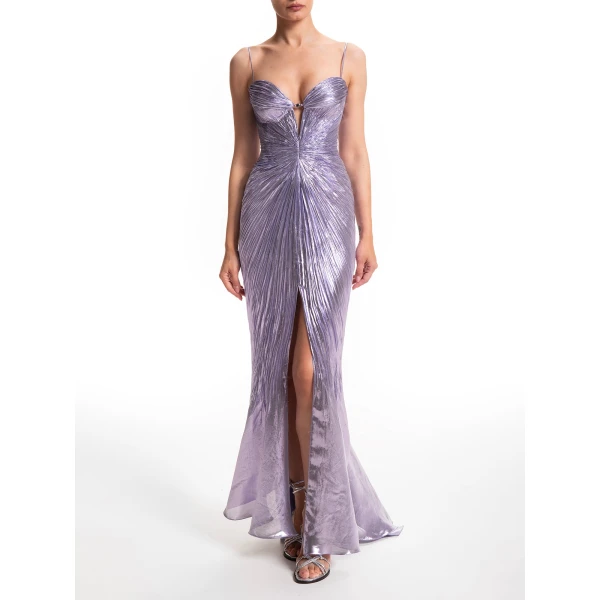 Maria Lucia Hohan Sara Gown in Dahlia, view 3