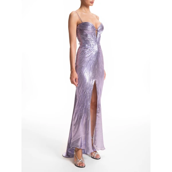Maria Lucia Hohan Sara Gown in Dahlia, view 4